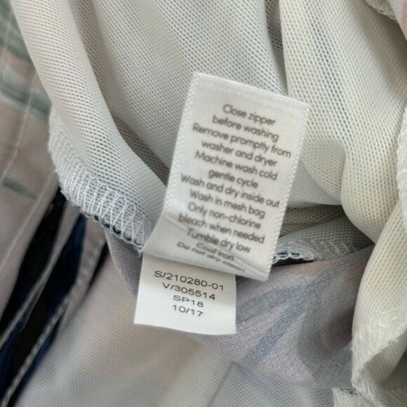 Athleta Hudson Shorts 14 Floral Tropical Palm Print Zip Fly Zipper Pockets XL - Picture 9 of 10